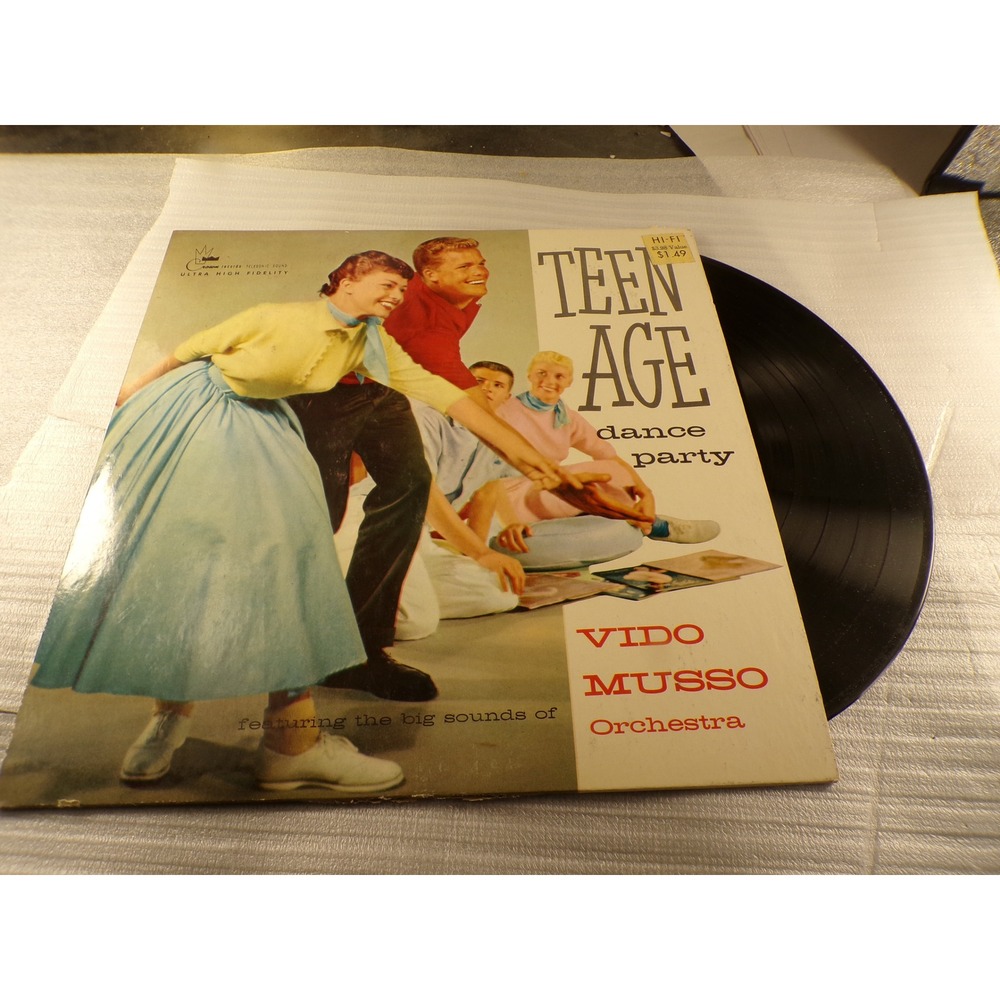 Vido Musso Orchestra Teen Age Dance Party Vinyl LP Crown Records CLP 5029 Jazz